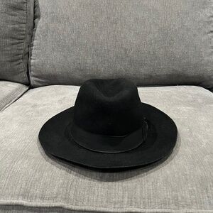 Borsalino Trionfo Armando 258 Black Fedora (54)